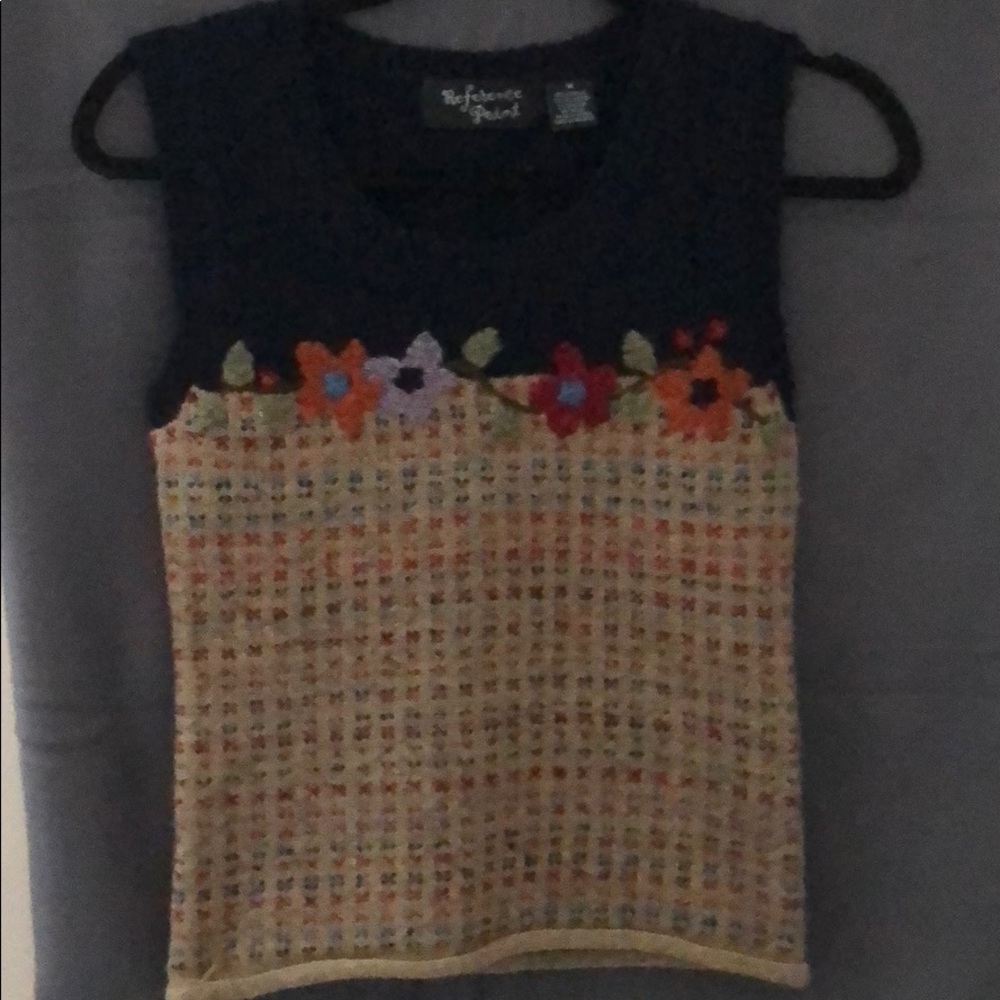 Sleeveless sweater